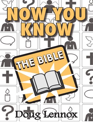 cover image of Now You Know the Bible
